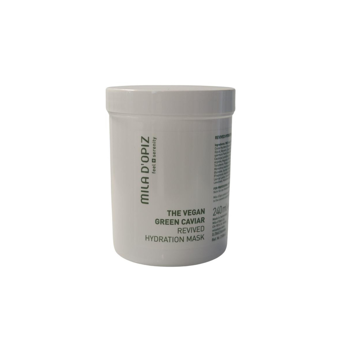 The Vegan Green Caviar Revived, Hydration Mask 240 ml Kabine