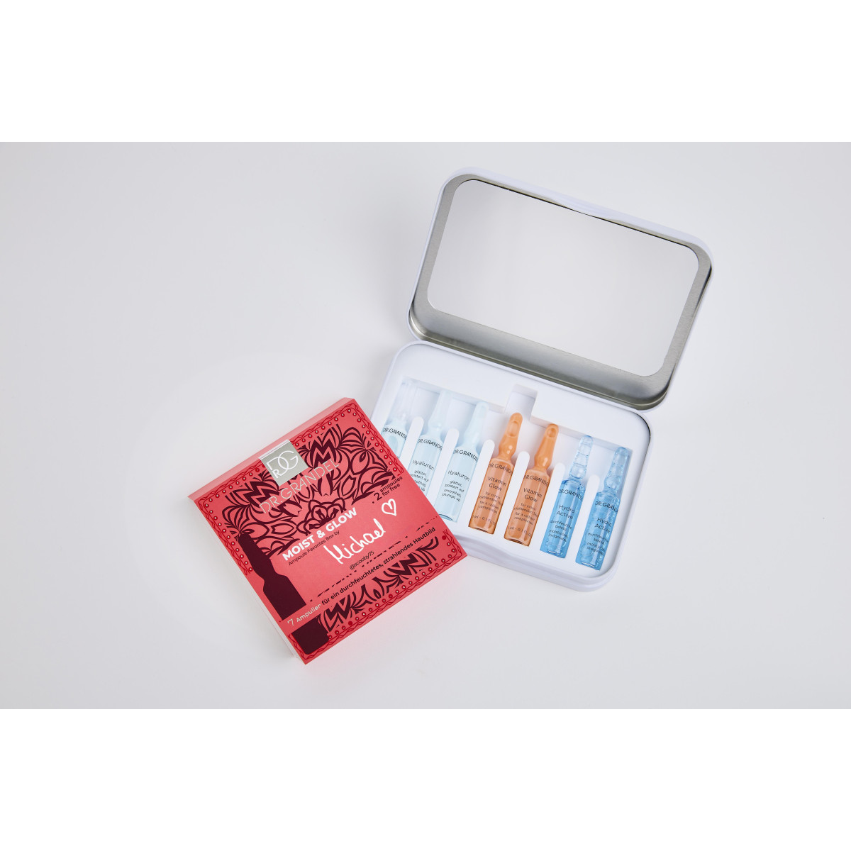 Ampullenbox Moist & Glow by Michael 7 x 3 ml