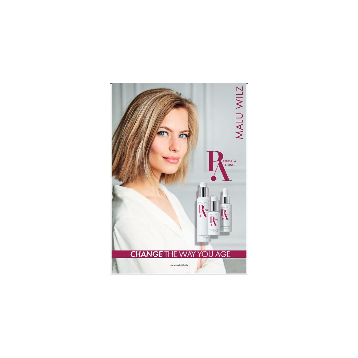 Poster Malu Wilz Pflege Premium Aging A1