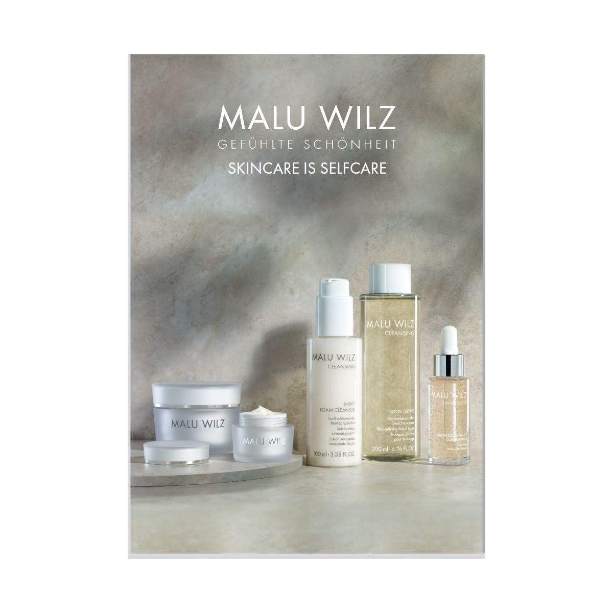 Poster Malu Wilz Pflege Cleansing A1