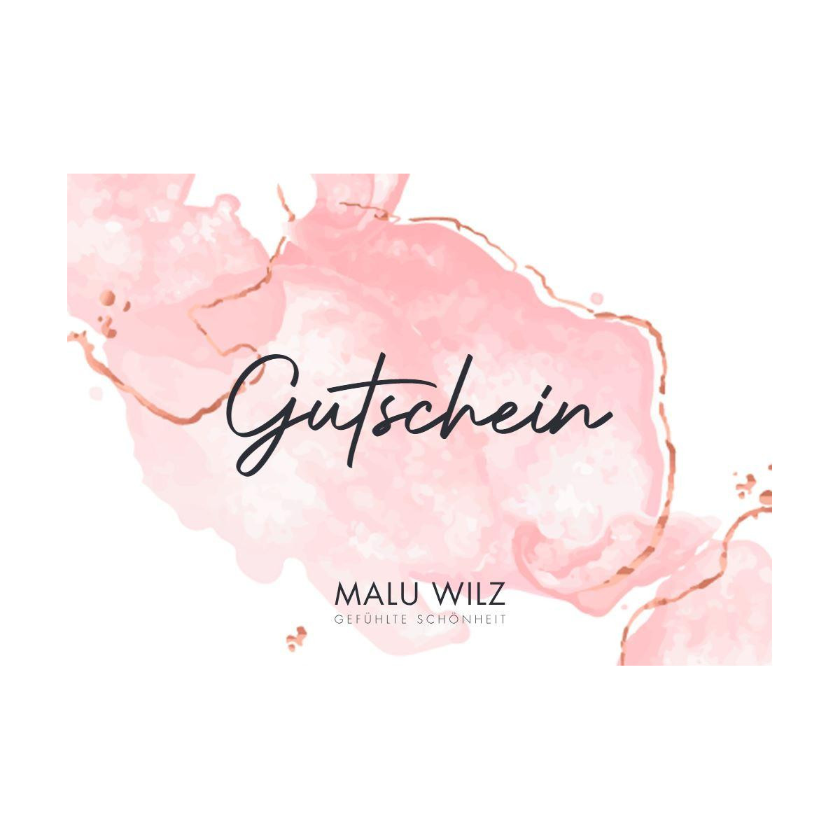 Gutschein Malu Wilz rosé neutral neu