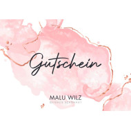 Gutschein Malu Wilz rosé neutral neu