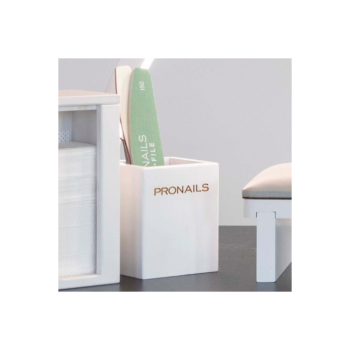 Wooden Brush Box White