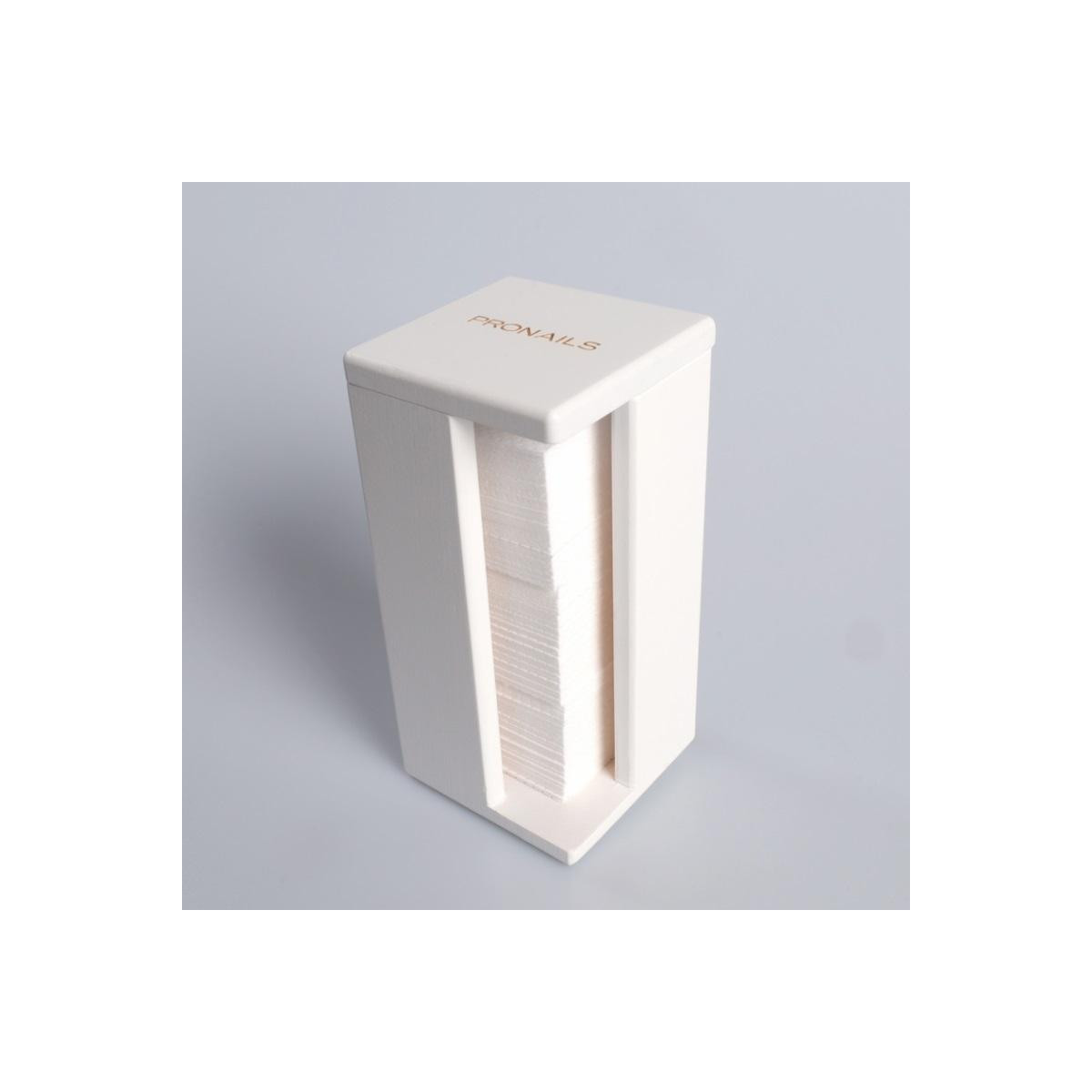 Wooden Manicure Wipe Box White