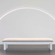 Wooden Hand Cushion White