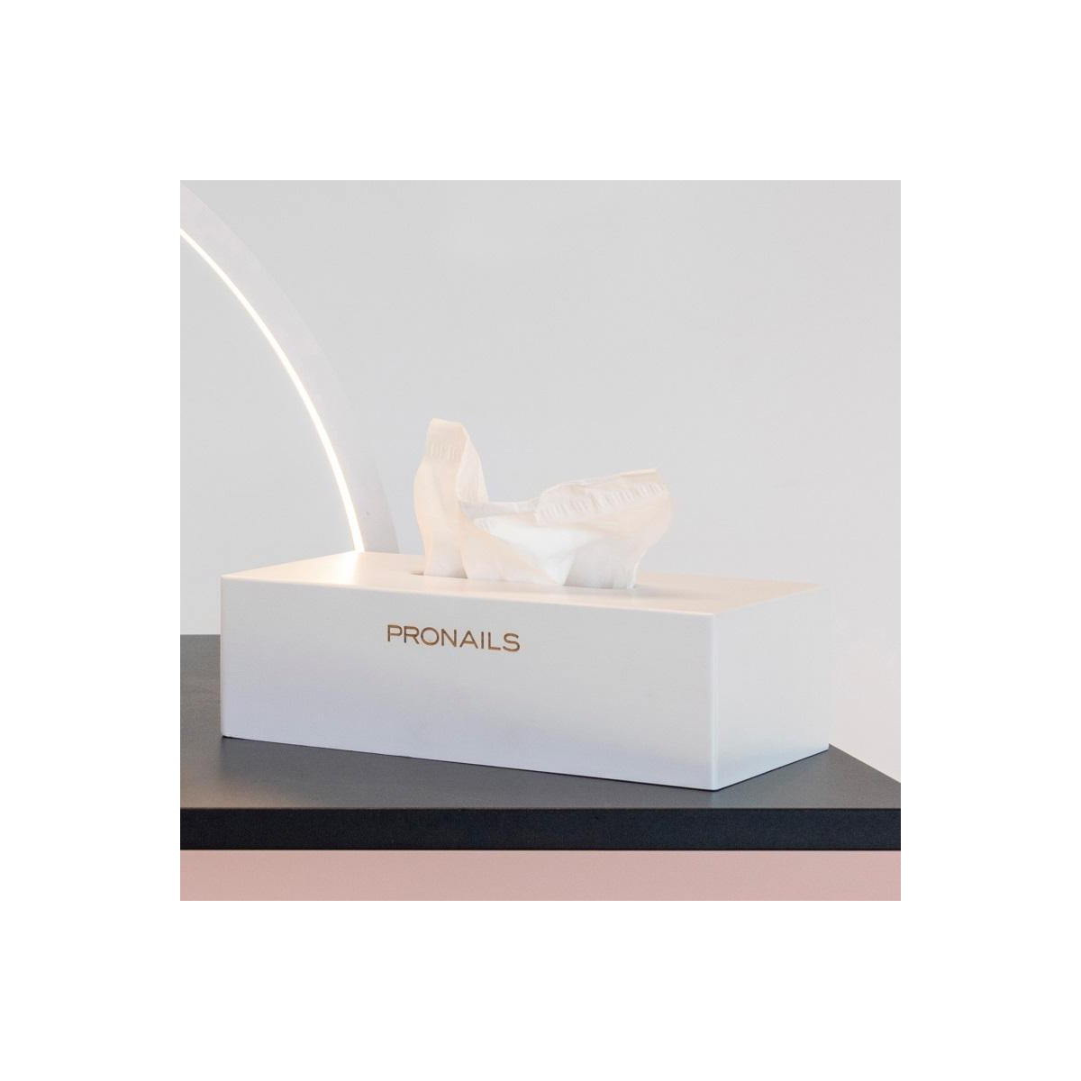Wooden Tissue Box Cover White
