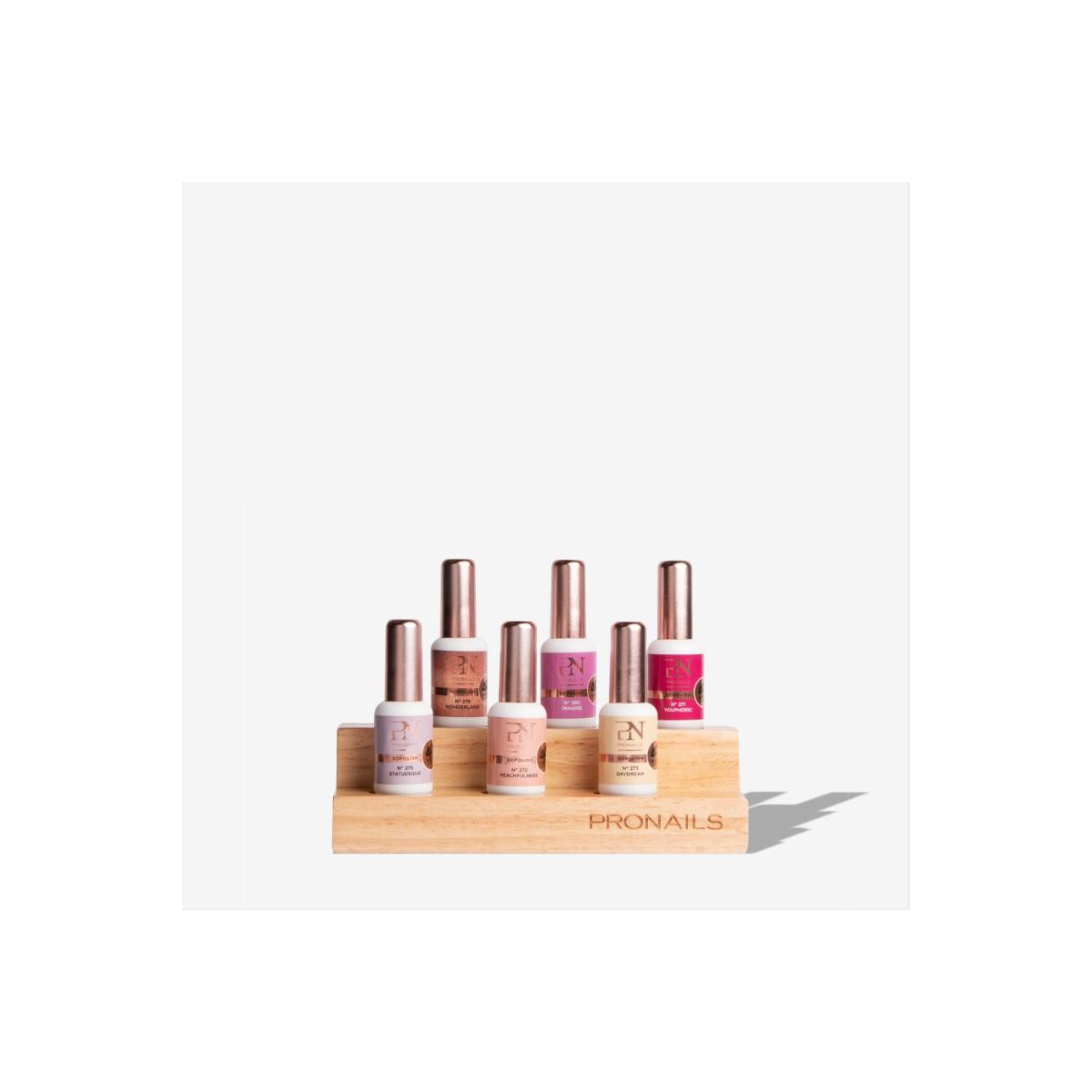 Sopolish  Holzdisplay leer für 6 Fläschchen