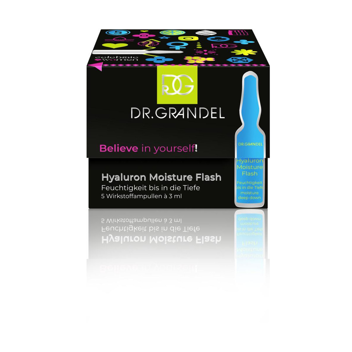 Hyaluron Moisture Flash Celebrate Women Ampullen 5 x 3 ml