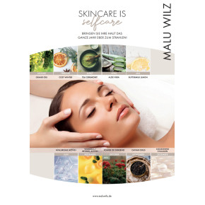 Poster Malu Wilz Pflege Behandlungswelten 2025 / Skin Boost Essentials A1