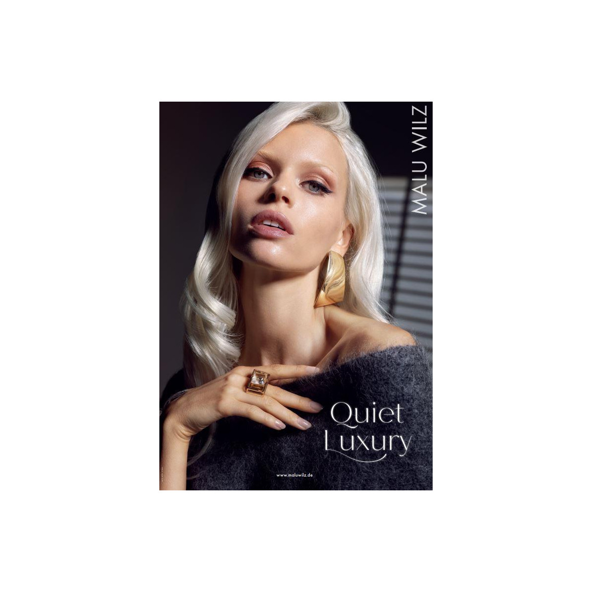Poster Malu Wilz Dekorativ Skin Fusion Cream FDT. / Quiet Luxury A1