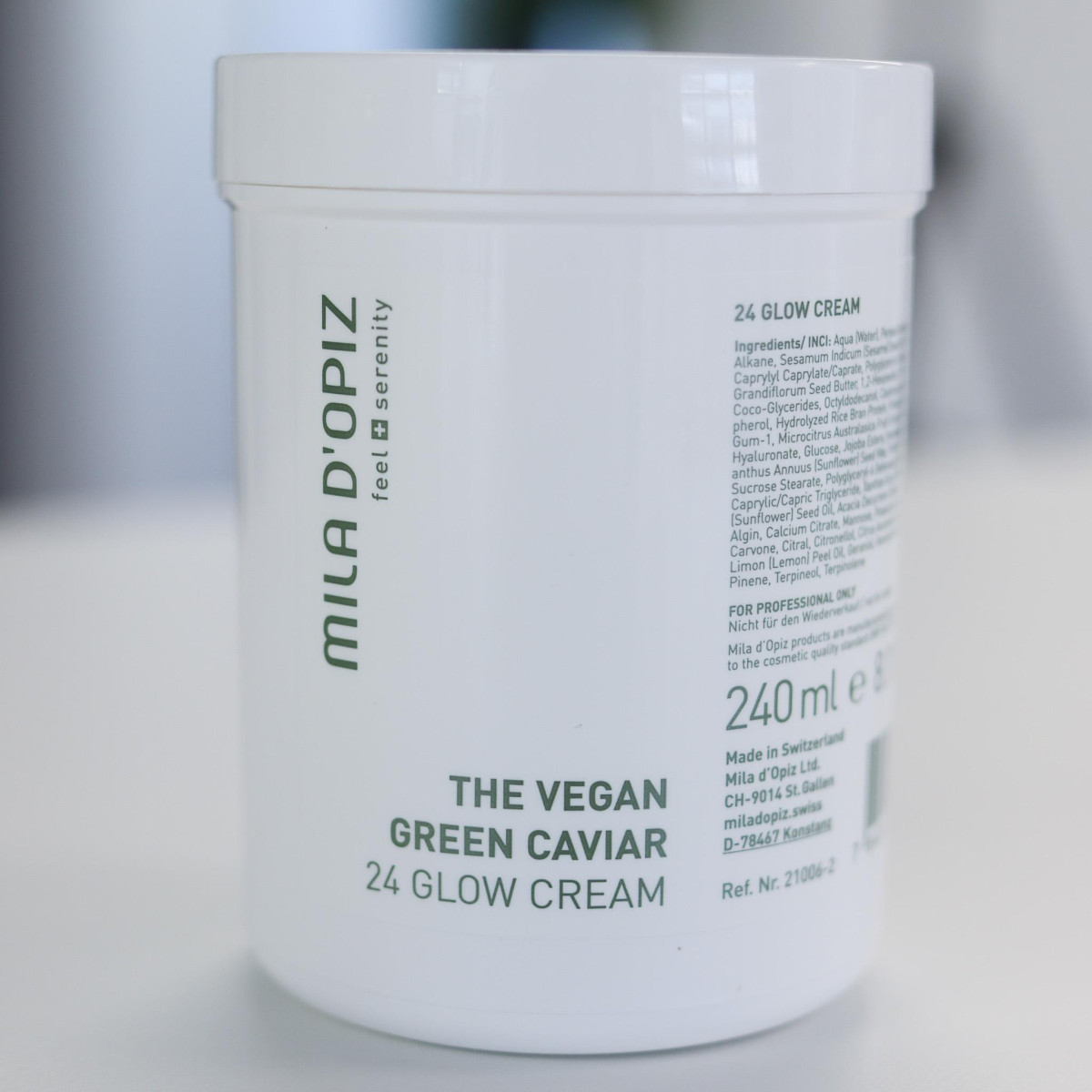 The Vegan Green Caviar 24 Glow Cream 240 ml Kabine