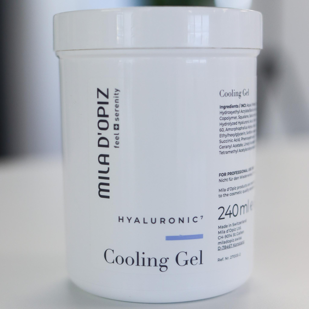 Hyaluronic7 Cooling Gel 240 ml Kabine