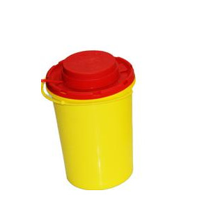 Kanülen-Entsorgungsbehälter gelb/rot 600 ml