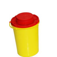 Kanülen-Entsorgungsbehälter gelb/rot 600 ml