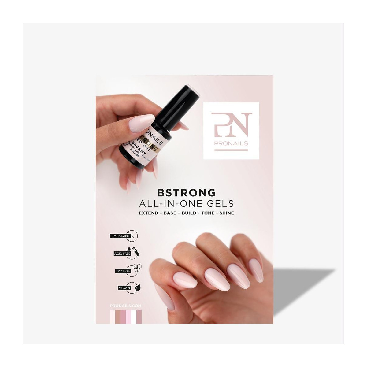 Poster PRONAILS Fabulous BStrong EN 50 x 70 cm