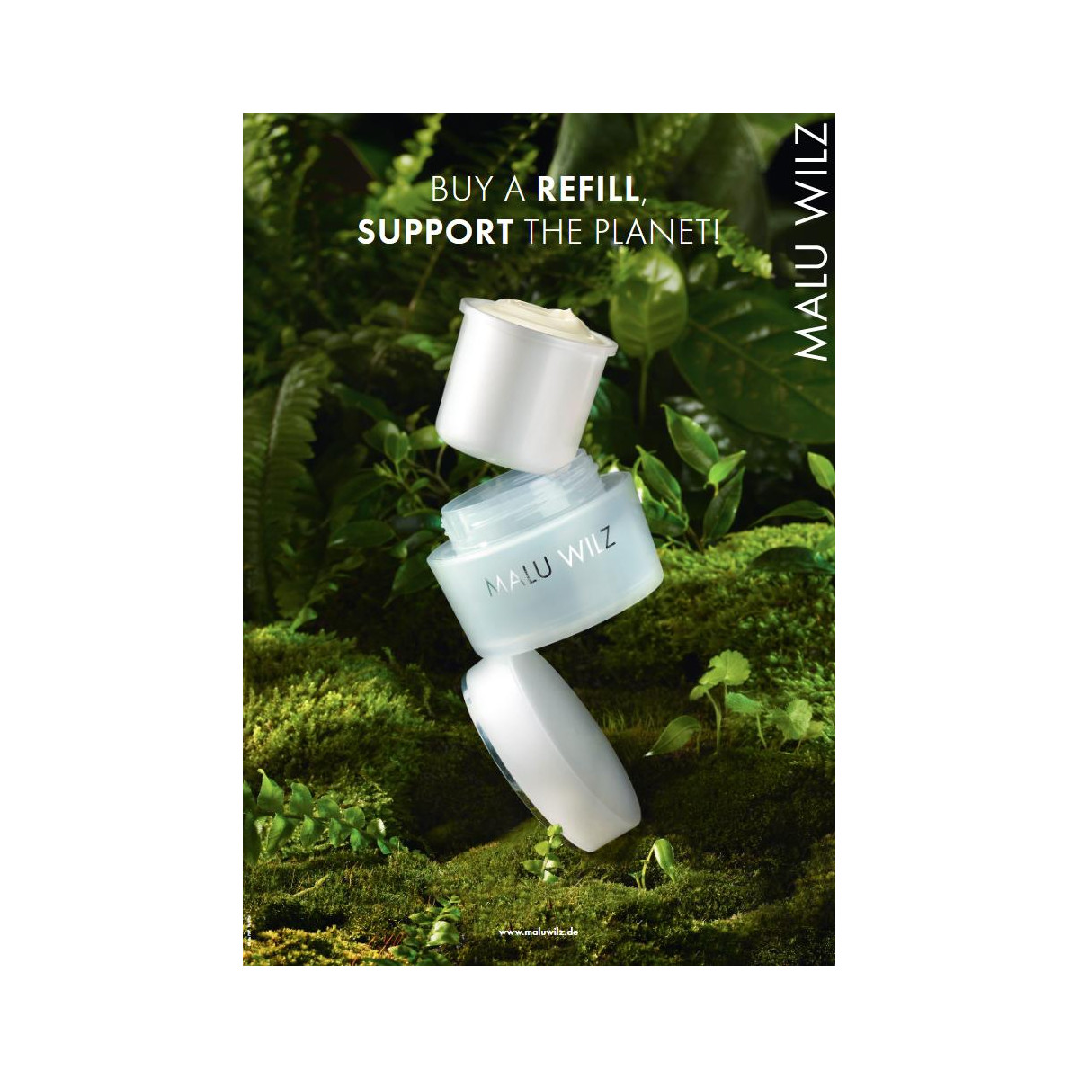 Poster Malu Wilz Pflege Refill A1