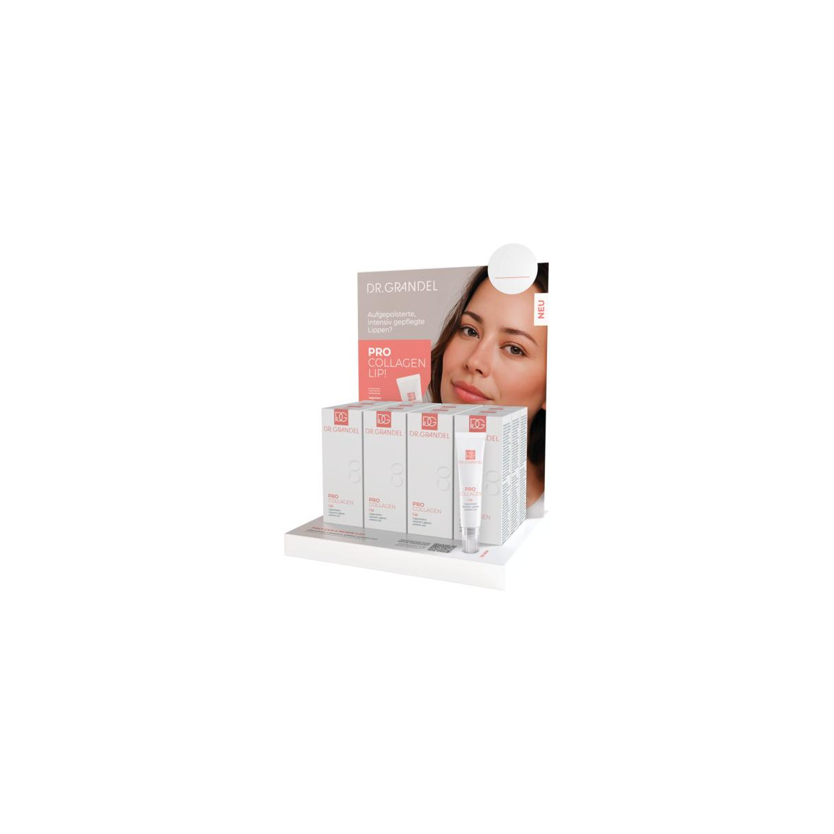 Kartondisplay DRG Pro Collagen Lip leer