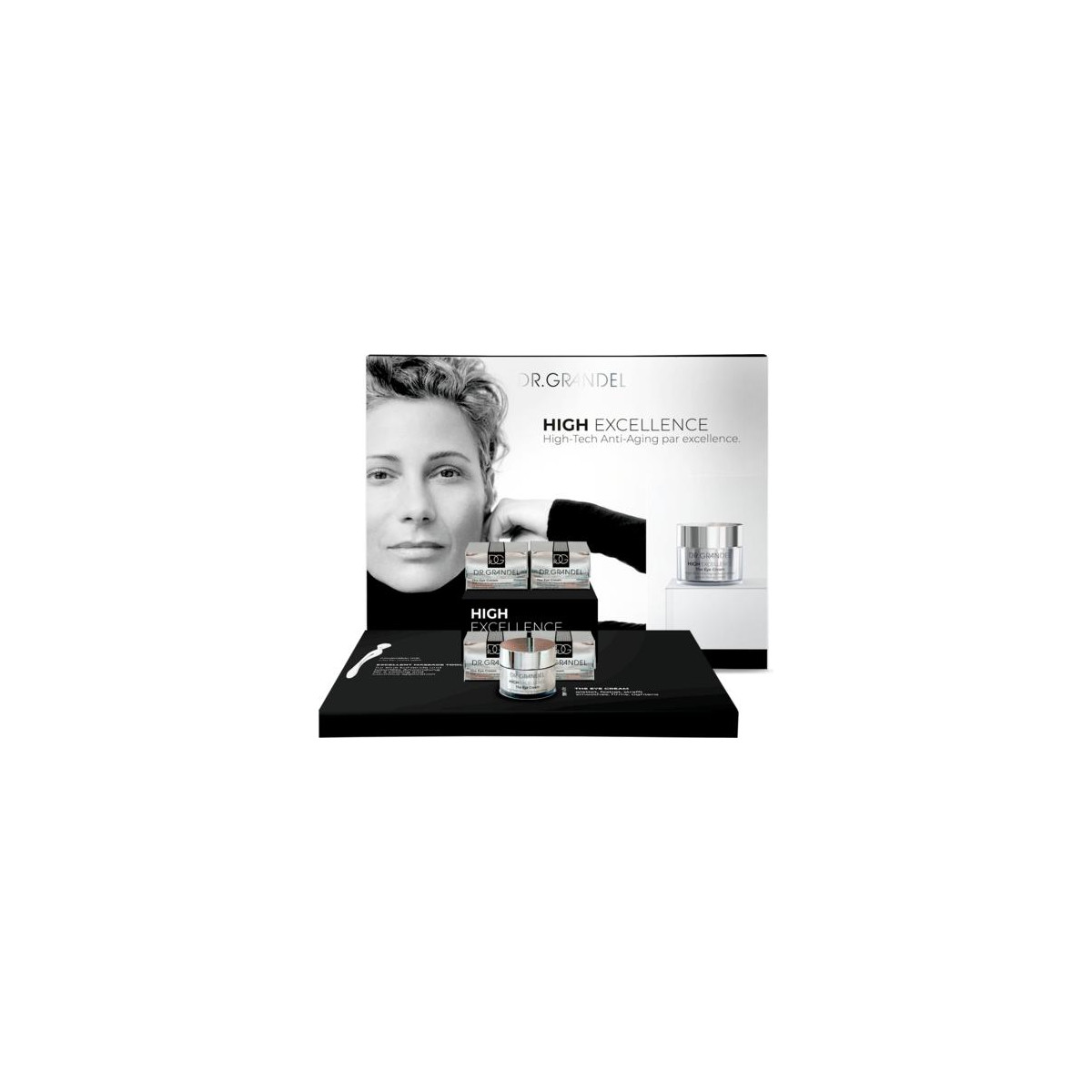 Kartondisplay DRG High Excellence leer