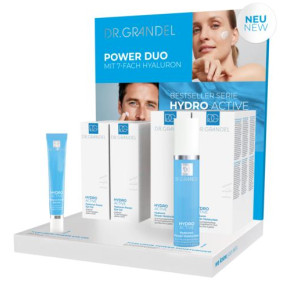 Kartondisplay DRG HA Power Moisturizer & HA Power Eye Gel leer