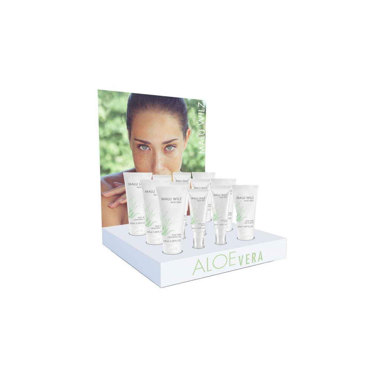 Kartondisplay MW Aloe Vera leer