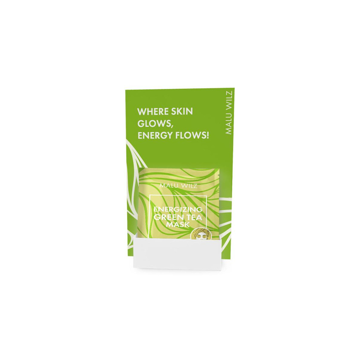 Kartondisplay MW Energizing Green Tea Mask leer