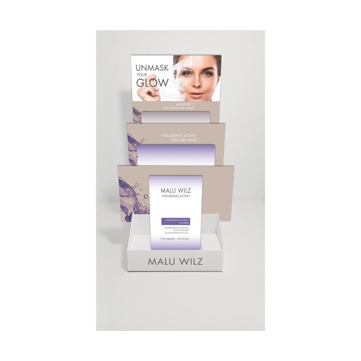 Kartondisplay MW Sheet Mask & Eye Pads leer