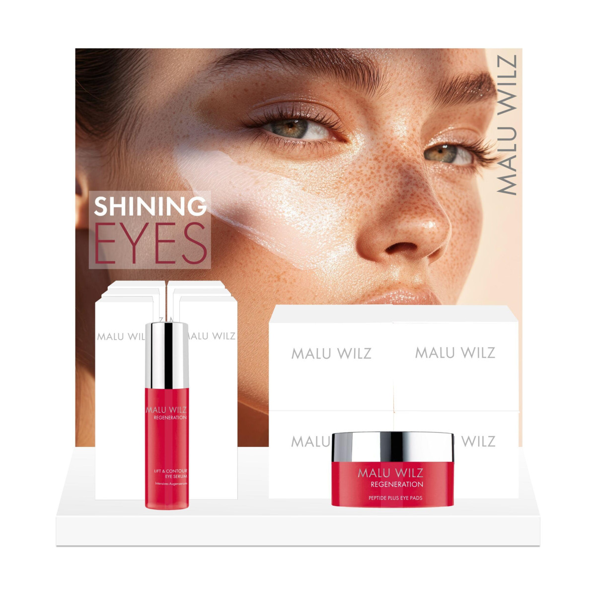 Kartondisplay MW Shining Eyes leer
