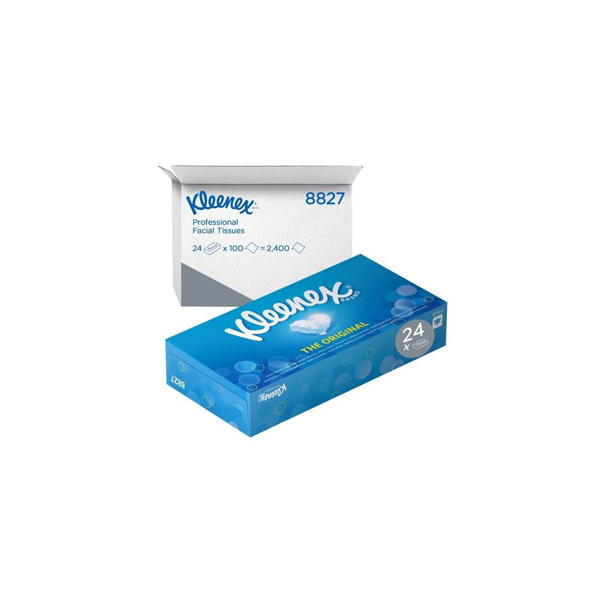 KLEENEX Kosmetiktücherbox 21 Boxen à 100 Tücher